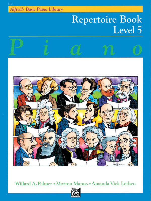 Alfred's Basic Piano Library: Repertoire Book 5 Cover Image