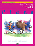 Alfred's Basic Piano Library: Ear Training Book 4 Cover Image