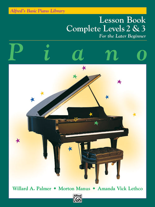 Alfred's Basic Piano Library: Lesson Book Complete 2 & 3 Cover Image