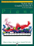 Alfred's Basic Piano Library: Technic Book Complete 2 & 3 Cover Image