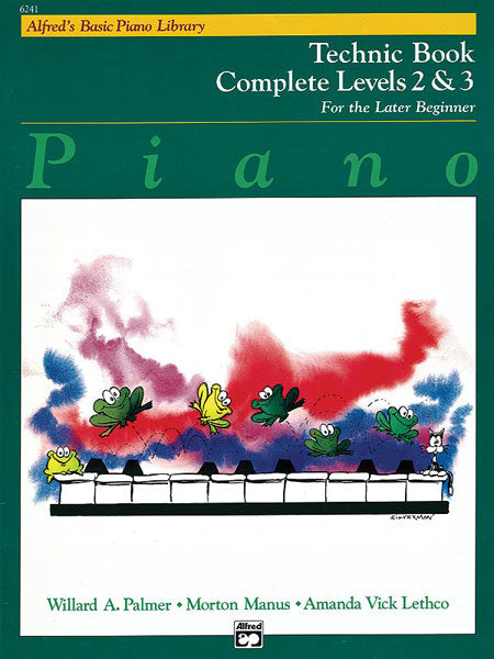 Alfred's Basic Piano Library: Technic Book Complete 2 & 3 Cover Image