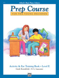Alfred's Basic Piano Prep Course: Activity & Ear Training Book E Cover Image