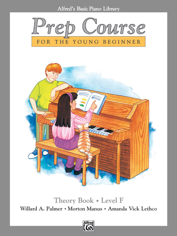Alfred's Basic Piano Prep Course: Theory Book F Cover Image