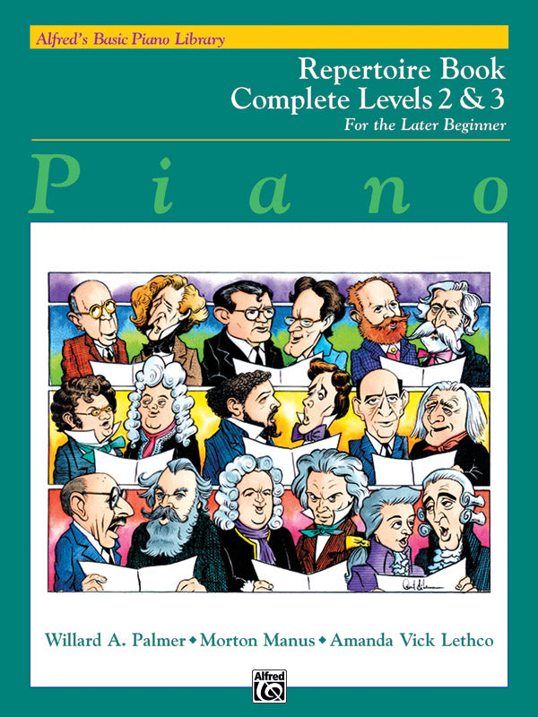 Alfred's Basic Piano Library: Repertoire Book Complete 2 & 3 Cover Image