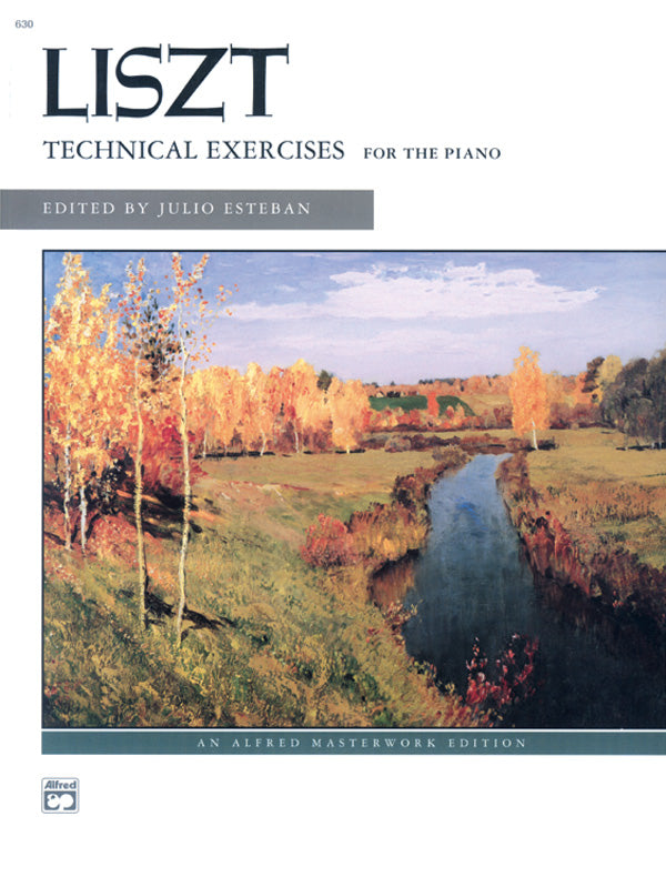 Liszt: Technical Exercises (Complete) Cover Image