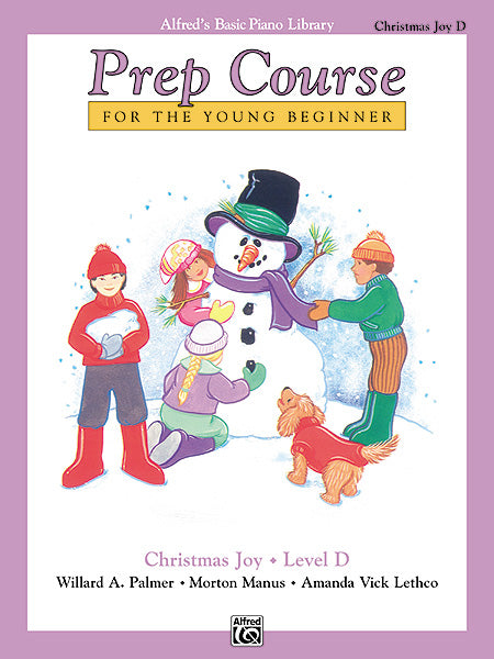 Alfred's Basic Piano Prep Course: Christmas Joy! Book D Cover Image