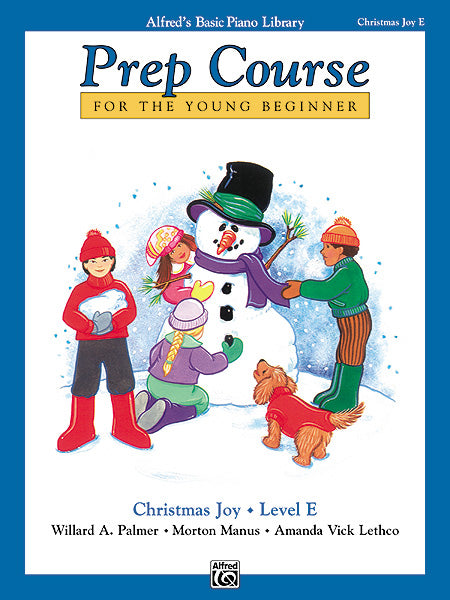 Alfred's Basic Piano Prep Course: Christmas Joy! Book E Cover Image