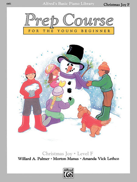 Alfred's Basic Piano Prep Course: Christmas Joy! Book F Cover Image