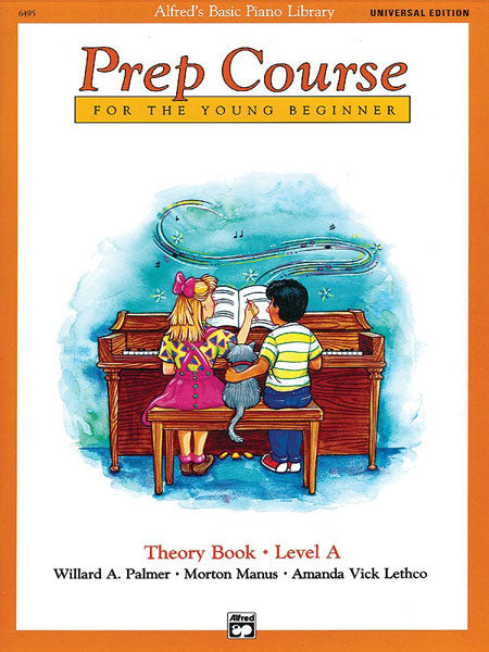Alfred's Basic Piano Prep Course: Universal Edition Theory Book A Cover Image