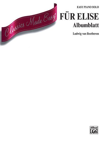 Für Elise (Albumblatt) Cover Image