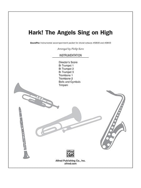Hark! The Angels Sing on High: 1st Trombone Sheet Music Preview