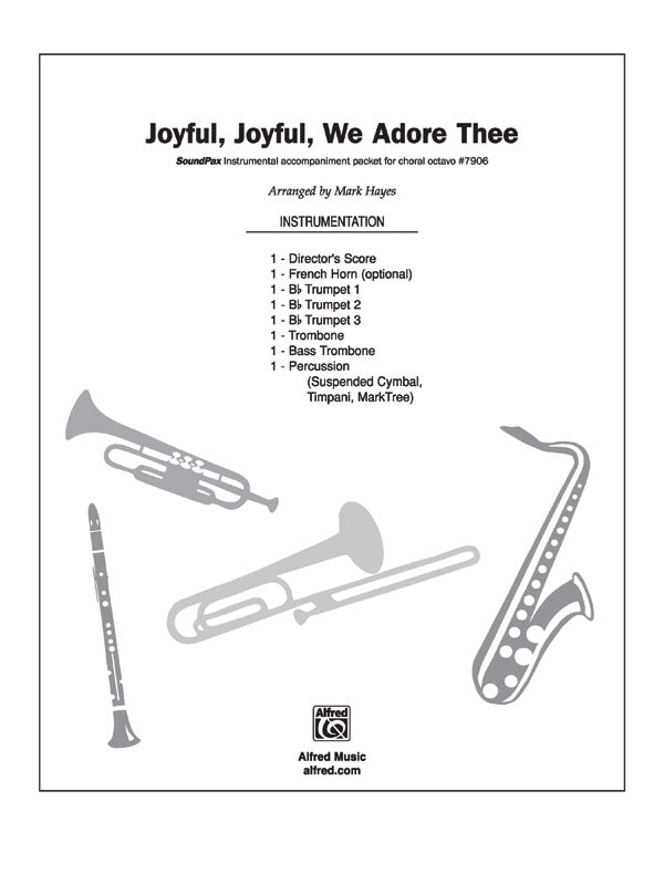 Joyful, Joyful, We Adore Thee: 1st Trombone Sheet Music Preview