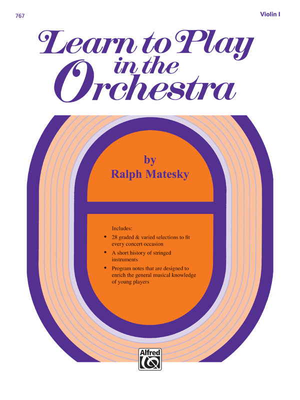 Learn to Play in the Orchestra, Book 1 Cover Image