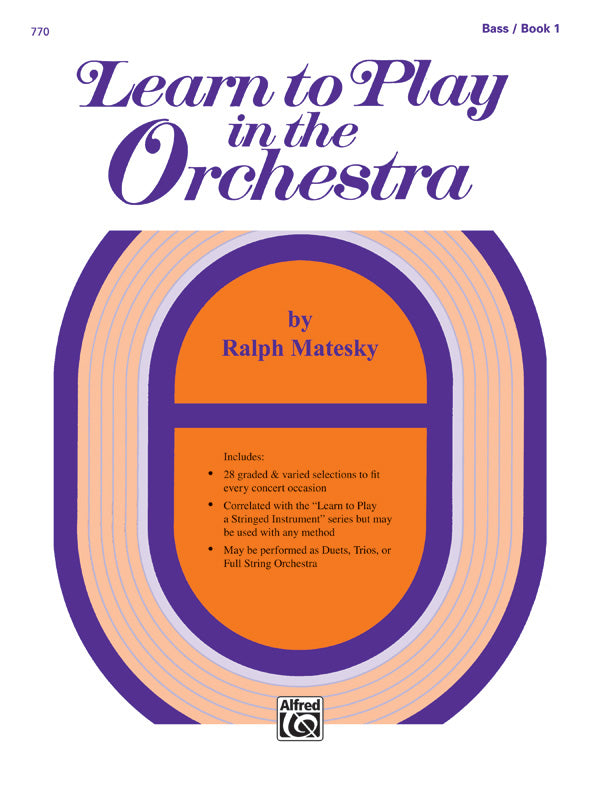 Learn to Play in the Orchestra, Book 1 Cover Image