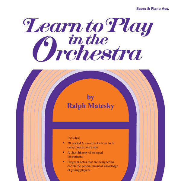Learn to Play in the Orchestra, Book 1 Cover Image