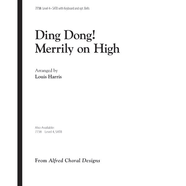 Ding Dong! Merrily on High Sheet Music Preview