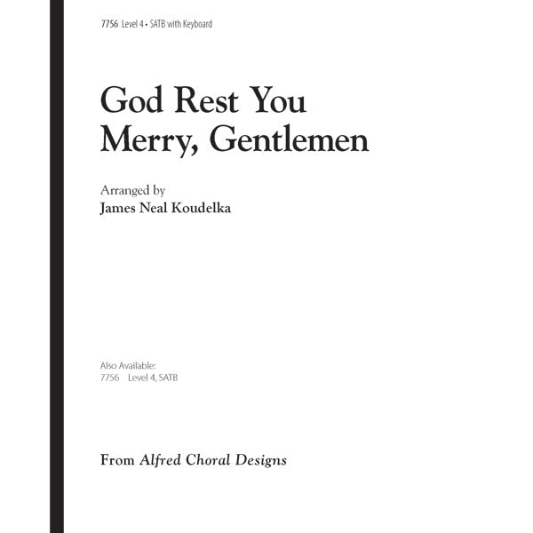 God Rest You Merry, Gentlemen Sheet Music Preview
