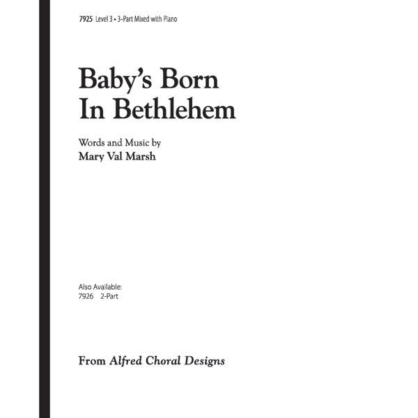Baby's Born in Bethlehem Sheet Music Preview