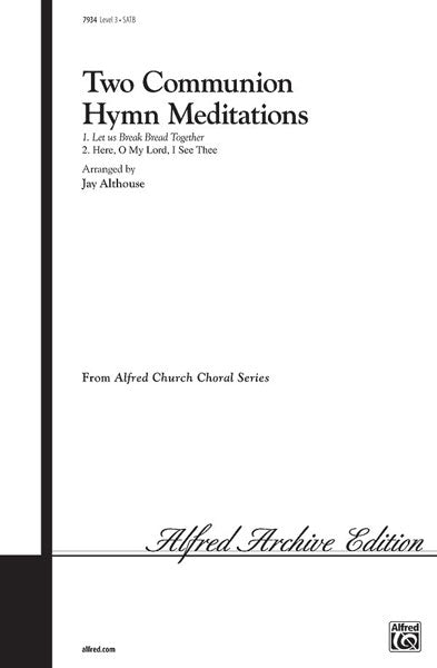 Two Communion Hymn Meditations Cover Image
