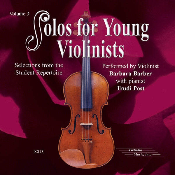 Solos for Young Violinists CD, Volume 3 Cover Image