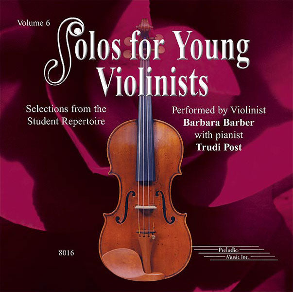 Solos for Young Violinists CD, Volume 6 Cover Image