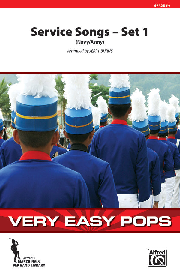Service Songs - Set 1 (Navy/Army): Quad-Toms Sheet Music Preview