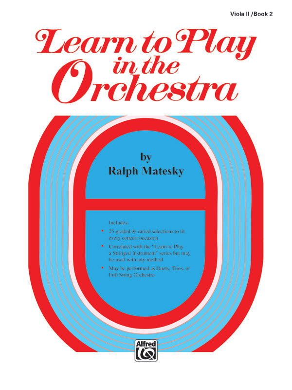 Learn to Play in the Orchestra, Book 2 Cover Image