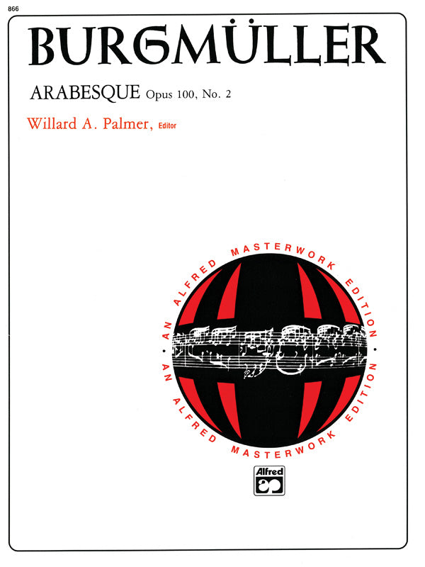 Burgmüller: Arabesque, Opus 100, No. 2 Cover Image