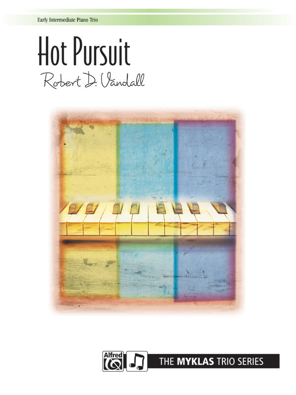 Hot Pursuit - Piano Trio (1 Piano, 6 Hands) Sheet Music Preview