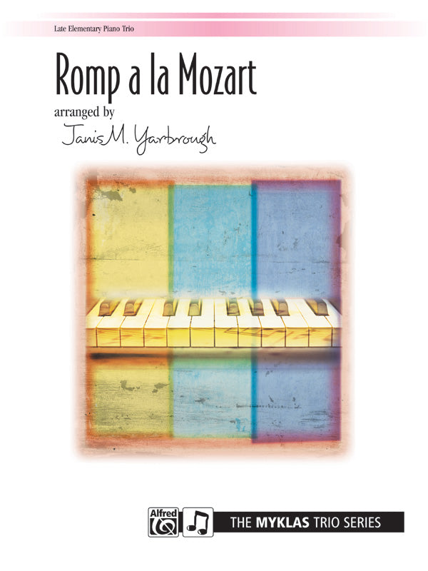 Romp a la Mozart - Piano Trio (1 Piano, 6 Hands) Sheet Music Preview
