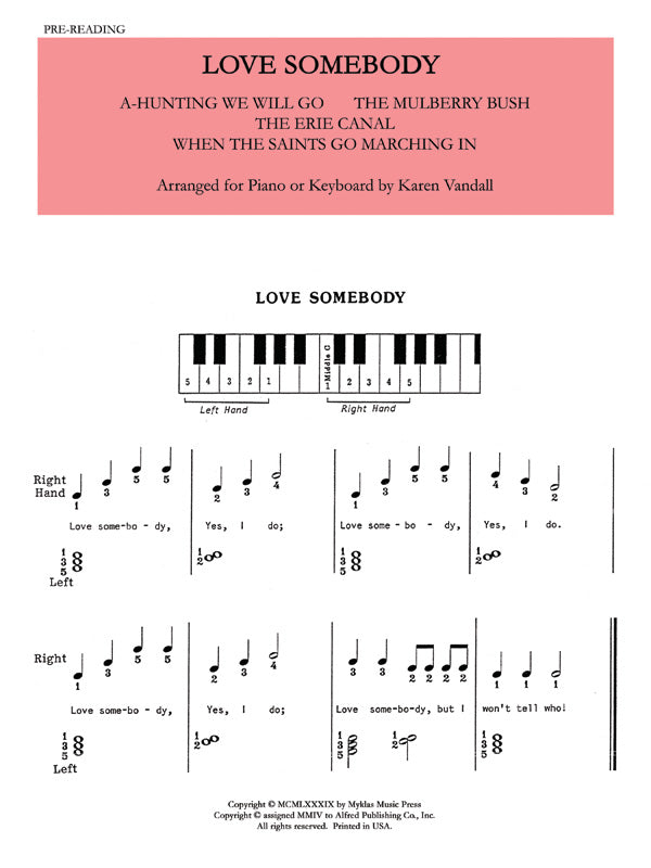 Pre-Reading Set 2 - Folk Songs Cover Image