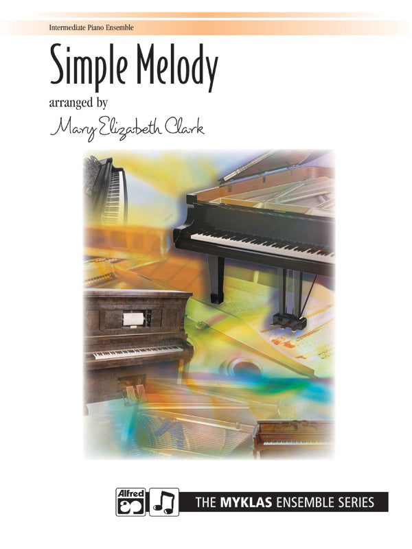 Simple Melody - Piano Duo (2 Pianos, 4 Hands) Sheet Music Preview