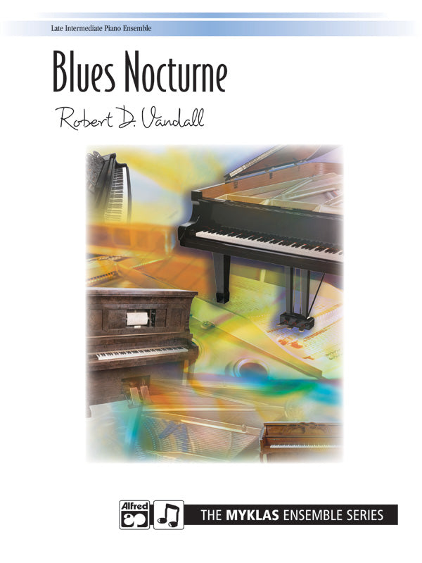 Blues Nocturne - Piano Duo (2 Pianos, 4 Hands) Sheet Music Preview