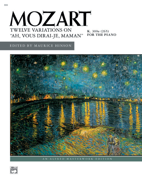 Mozart: "Ah, vous dirai-je, Maman," K. 265, 12 Variations on Cover Image