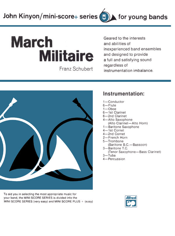 March Militaire: Oboe Sheet Music Preview