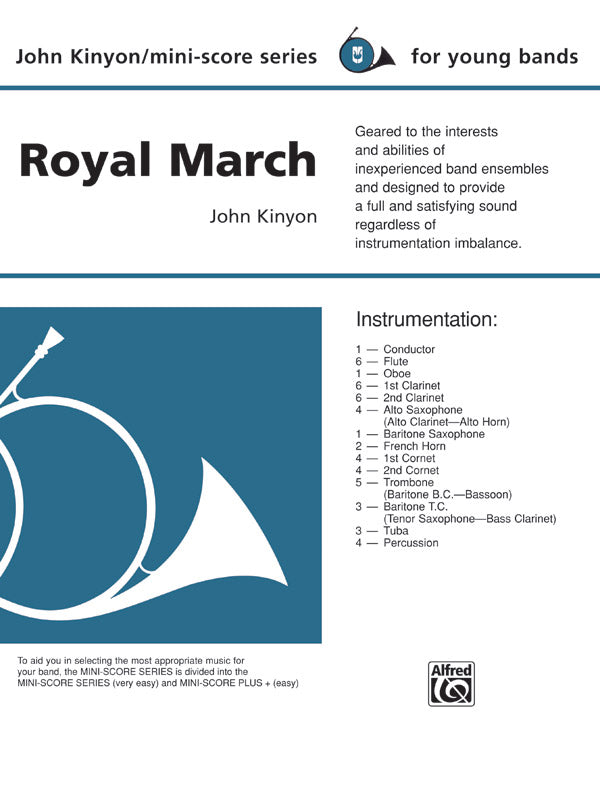 Royal March: E-flat Baritone Saxophone Sheet Music Preview