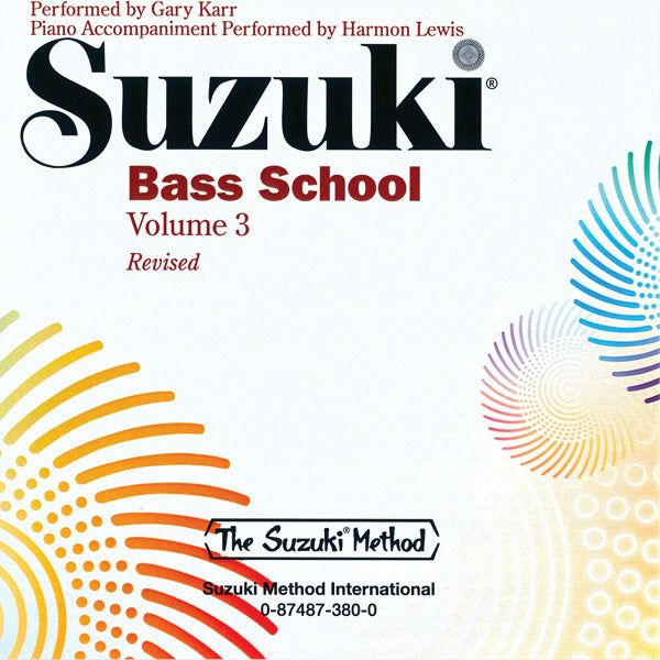 Suzuki Bass School, Volume 3 Cover Image