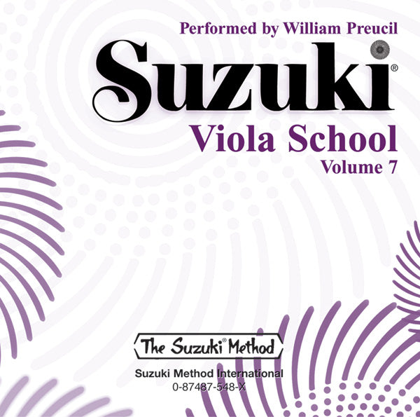 Suzuki Viola School, Volume 7 Cover Image