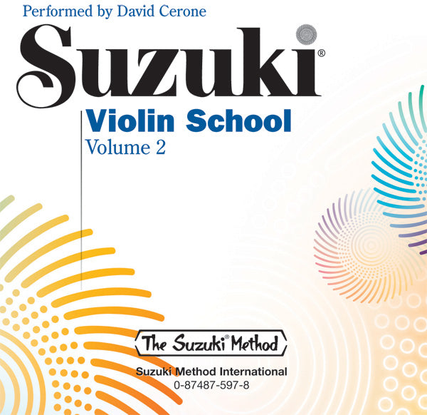 (Legacy Recording) Suzuki Violin School, Volume 2 (Perf. David Cerone) Cover Image
