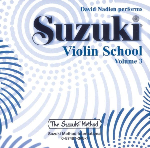 (Legacy Recording) Suzuki Violin School, Volume 3 (Perf. David Nadien) Cover Image