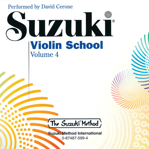 (Legacy Recording) Suzuki Violin School, Volume 4 (Perf. David Cerone) Cover Image