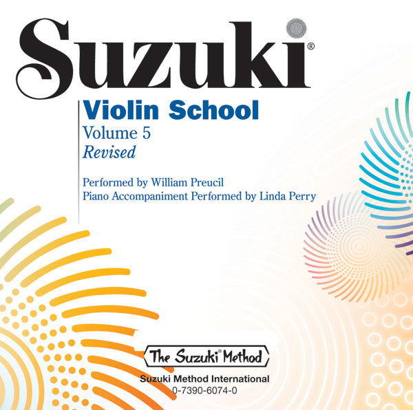 Suzuki Violin School, Volume 5 (Perf. William Preucil) Cover Image