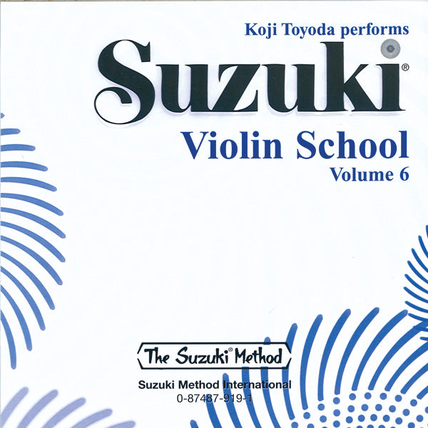 (Legacy Recording) Suzuki Violin School, Volume 6 (Perf. Koji Toyoda) Cover Image