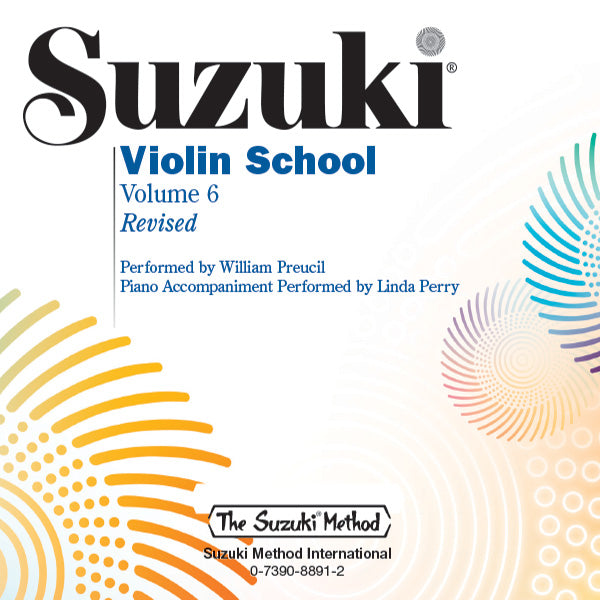 Suzuki Violin School, Volume 6 (Perf. William Preucil) Cover Image