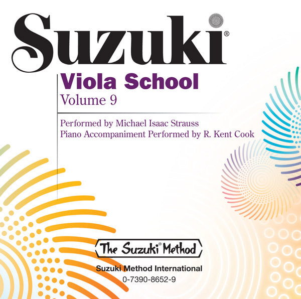 Suzuki Viola School, Volume 9 Cover Image
