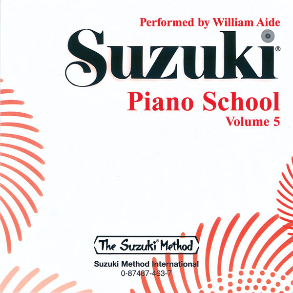 (Legacy Recording) Suzuki Piano School, Volume 5 (Perf. William Aide) Cover Image
