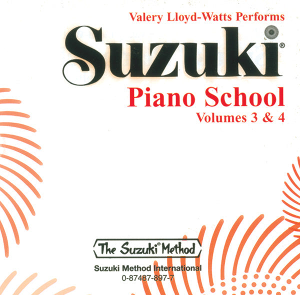(Legacy Recording) Suzuki Piano School, Volume 3 & 4 (Perf. Valery Lloyd-Watts) Cover Image