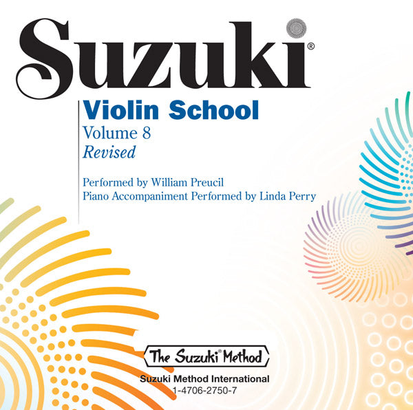 Suzuki Violin School, Volume 8 (Perf. William Preucil) Cover Image