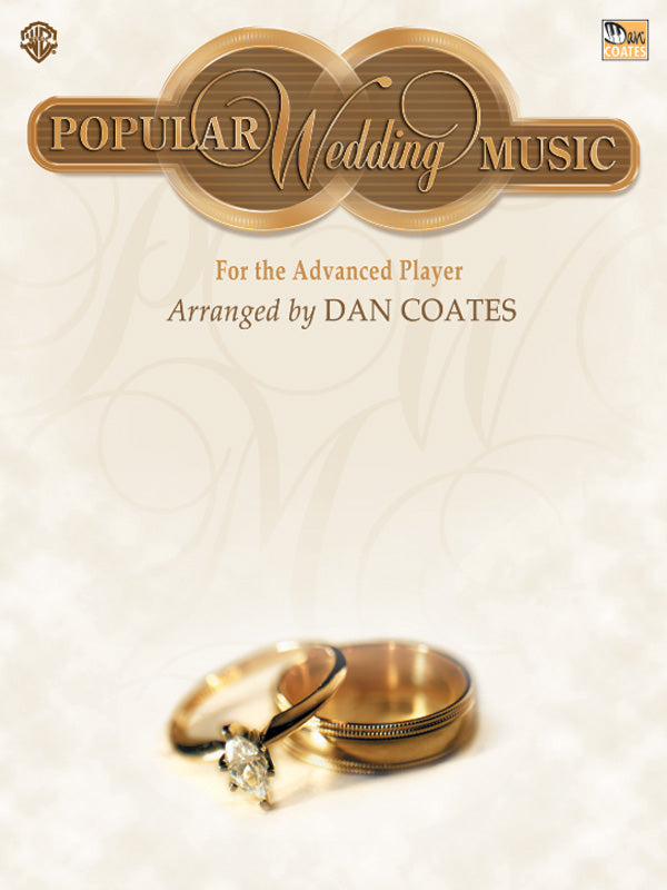 Dan Coates Popular Wedding Music for the Advanced Player Cover Image