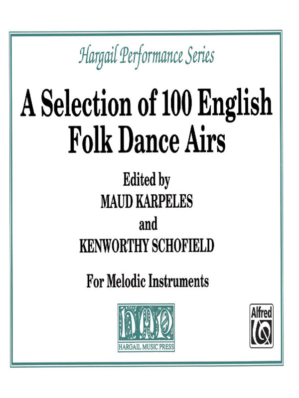 A Selection of 100 English Folk Dance Airs Cover Image